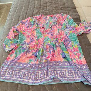 Lilly Pulitzer Marilina Tunic - size XL